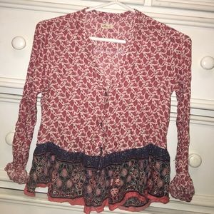 Hollister Patterned Top