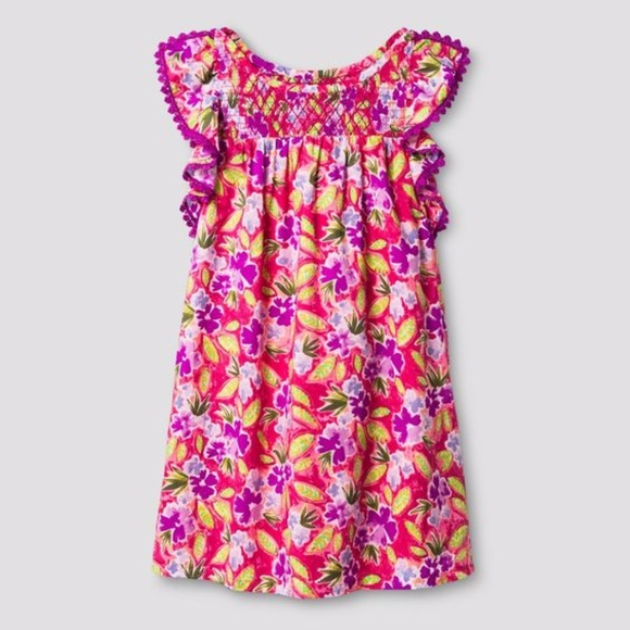 Cat & Jack Other - New CAT & JACK Girl's Floral Shift Dress L 10/12