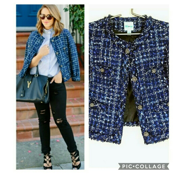 old navy tweed jacket