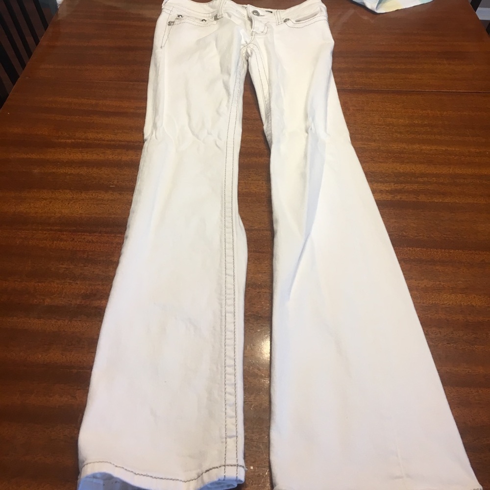 Size 29 white Miss me white jeans