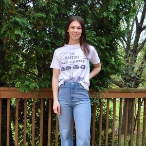 beatles invade cincinnati 1964&1966 t-shirt sz s