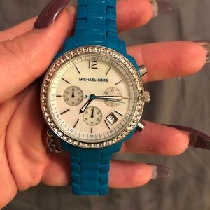 Teal Michael Kors watch