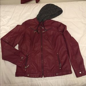 Vanity Red Leather Jacket