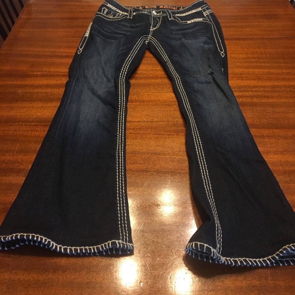 29 rock revival flare jeans