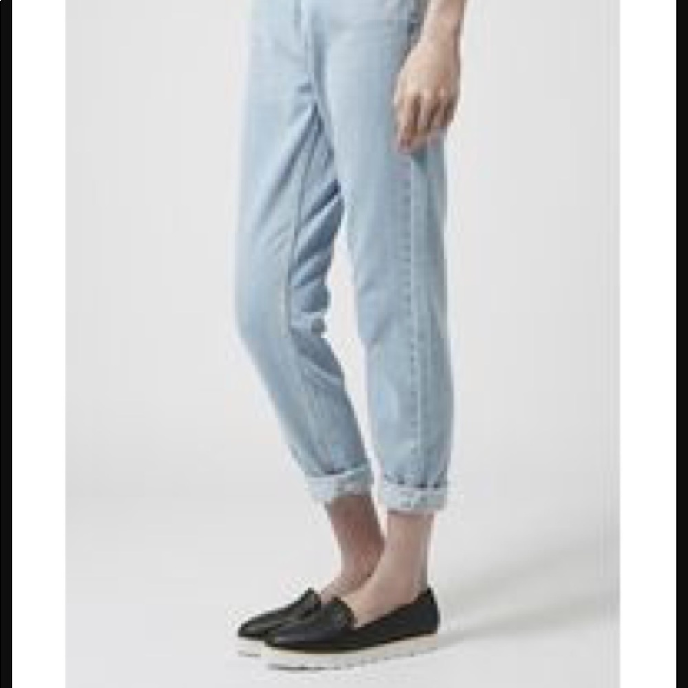 Topshop slip on flatform shoes