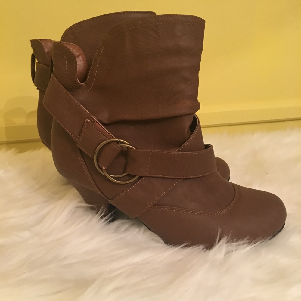 Charlotte Russe kitten heel booties