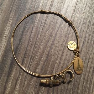 Gold Gator Alex and Ani Bangle