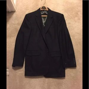 Oscar de la Renta Black Sport Coat, 42L