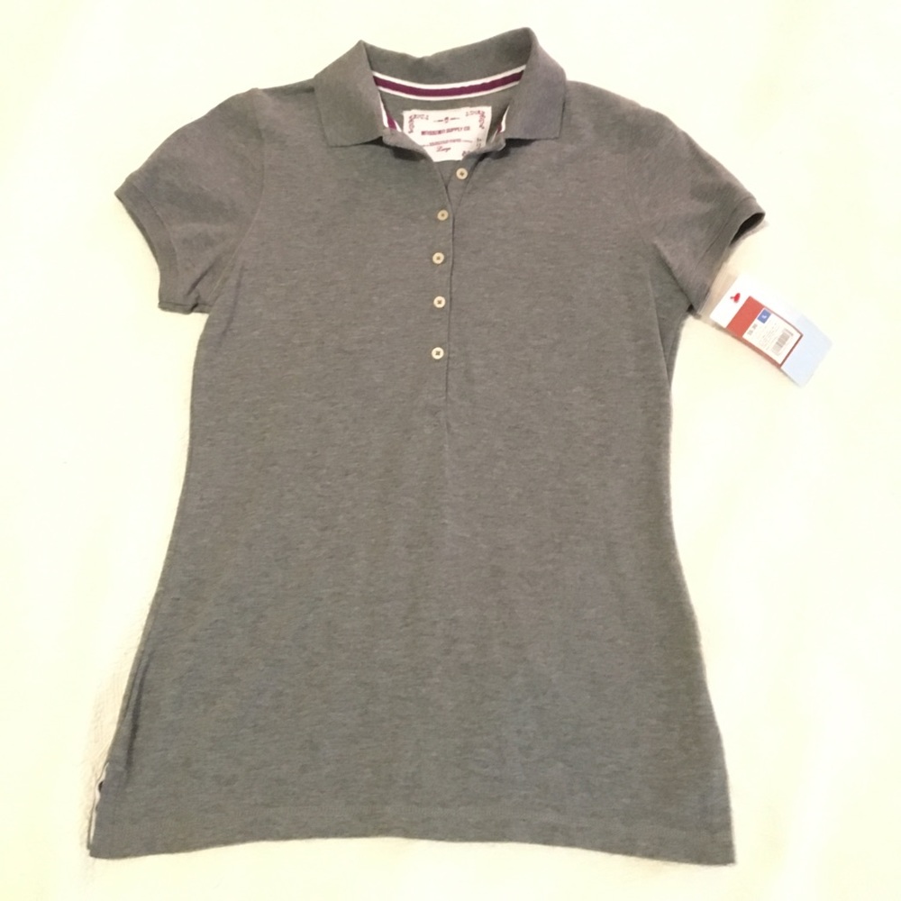 ♦️SOLD♦️—Mossimo Supply Co. Heather Gray Polo Shirt M / L