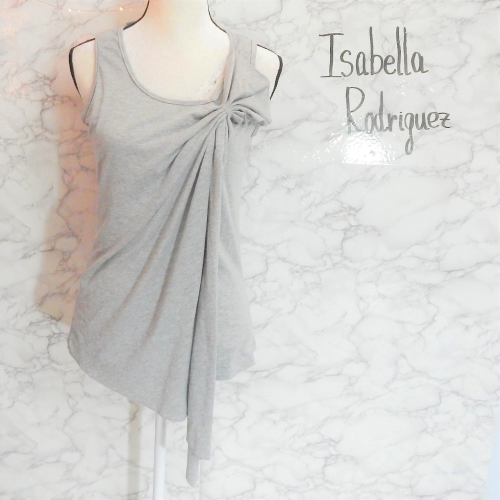 Asymmetrical Bowknot Sleeveless Top
