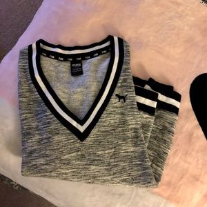 VS Pink L - Heather Gray super cute!!