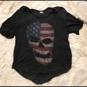 Brandy Melville skull top