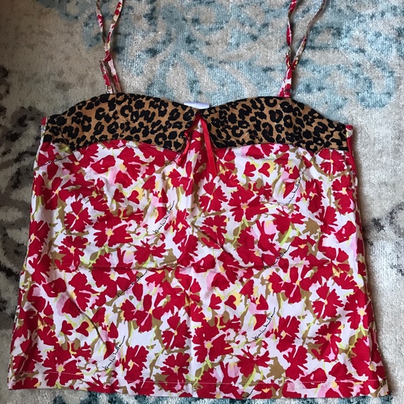 Nicole Miller Tops - NICOLE MILLER | VINTAGE Floral Leopard Tank Top Nicole Miller Tops - NICOLE MILLER | VINTAGE Floral Leopard Tank Top