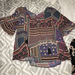 American eagle size xs quarter sleeve tops!