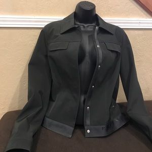 Smokey black classic Prada jacket