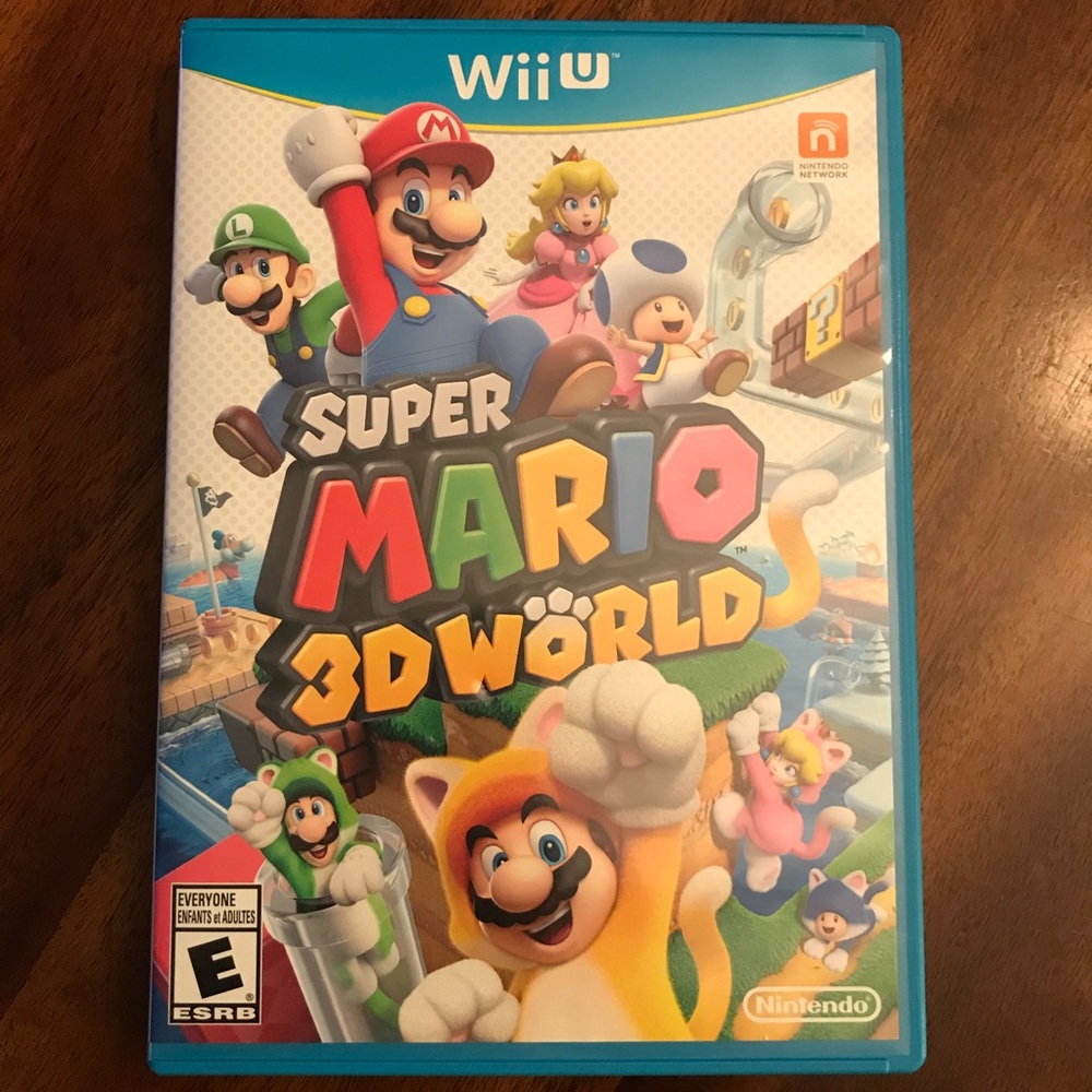 Wii U Super MARIO 3D world game
