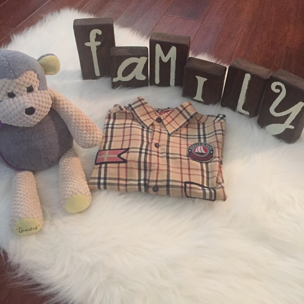 Armata Di Mare Boys Plaid Shirt - Picture 2 of 7