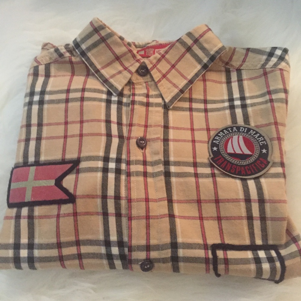 Armata Di Mare Boys Plaid Shirt - Picture 5 of 7