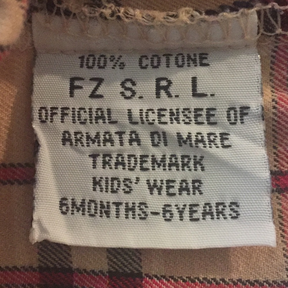 Armata Di Mare Boys Plaid Shirt - Picture 7 of 7