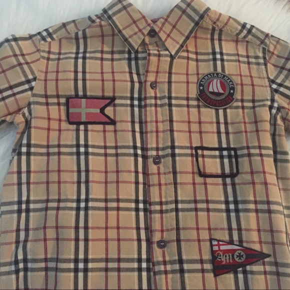 Armata Di Mare Boys Plaid Shirt - Picture 4 of 7