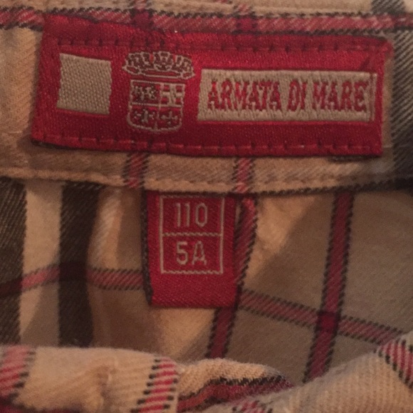 Armata Di Mare Boys Plaid Shirt - Picture 6 of 7
