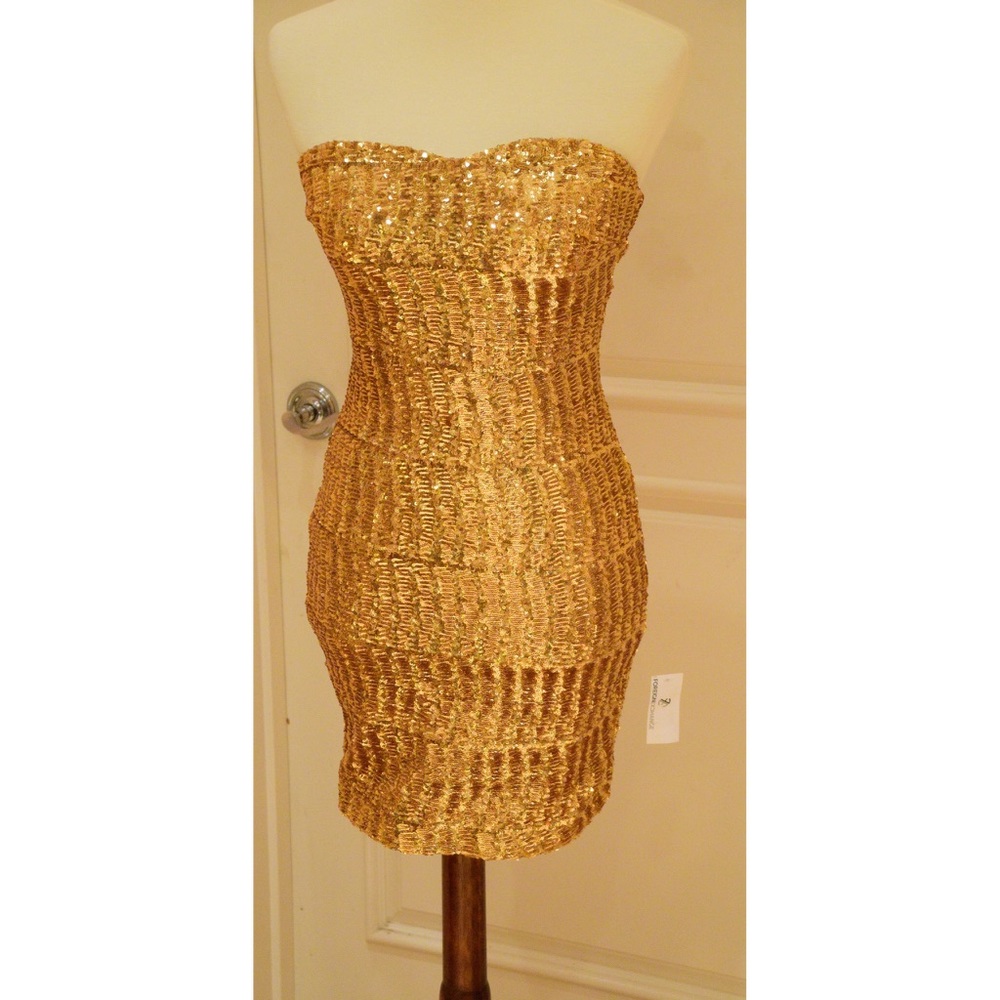 Gold Sequin dress