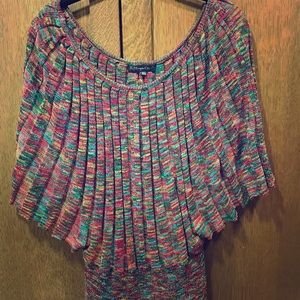 Multicolored knitted sweater