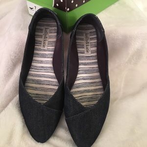 Kelly & Katie ZOE pointed toe denim flat
