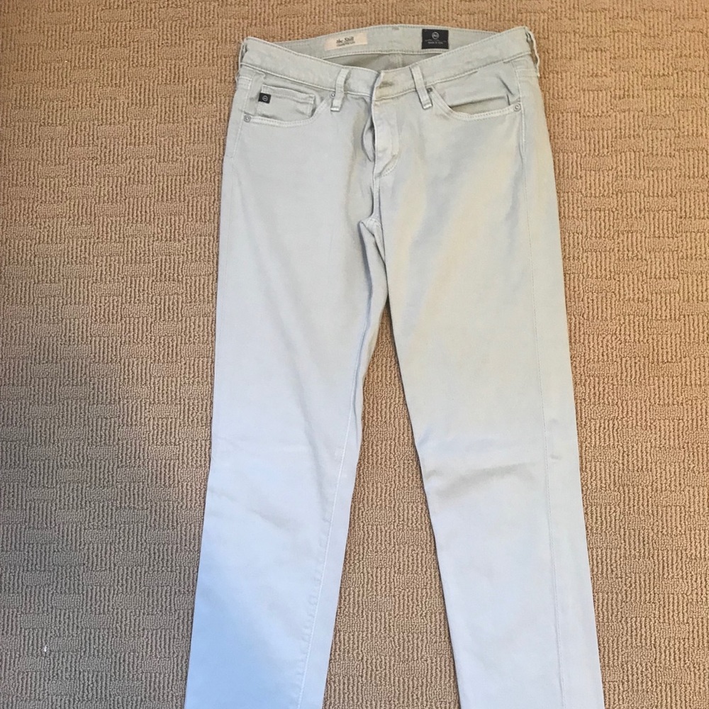 Mint AG Jeans Sateen The Stilt Cigarette Jeans