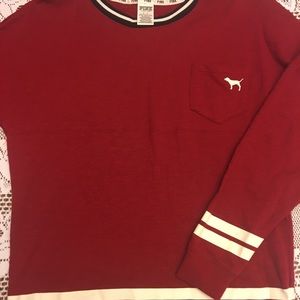 Victoria Secret Pink Varsity Crew