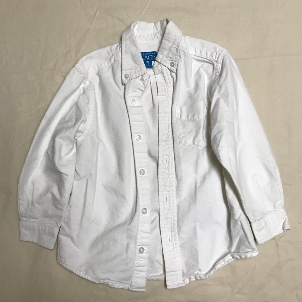 Boy’s Button Up White Oxford Dress Shirt
