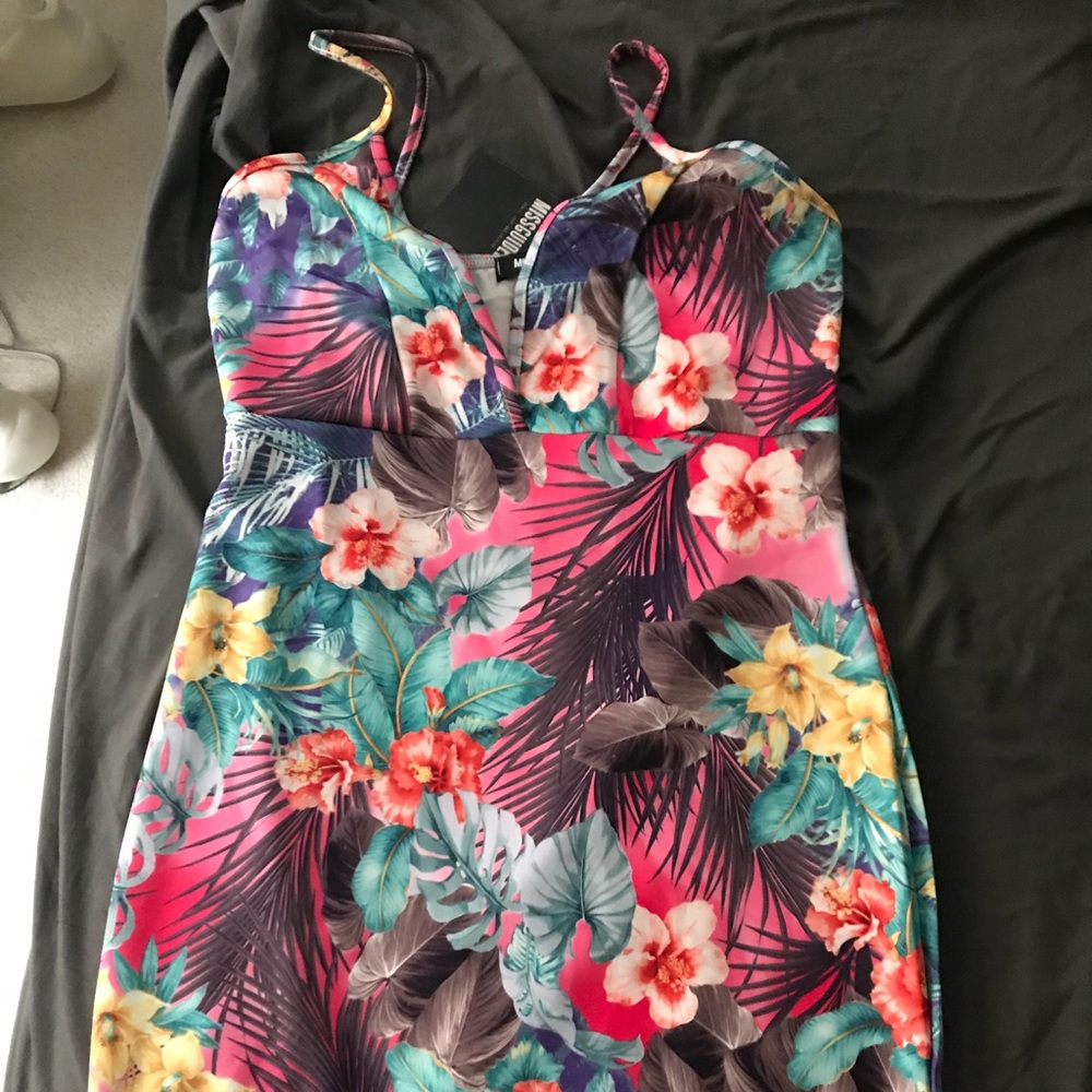 Misguided floral dress