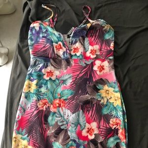 Misguided floral dress