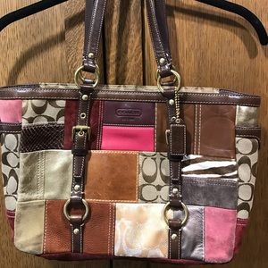 Coach patchwork purse