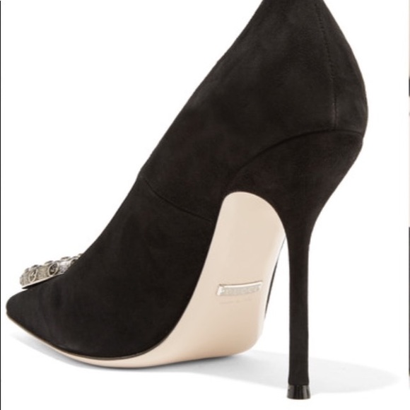 Gucci Shoes Dionysus Embellished Suede Pumps Poshmark