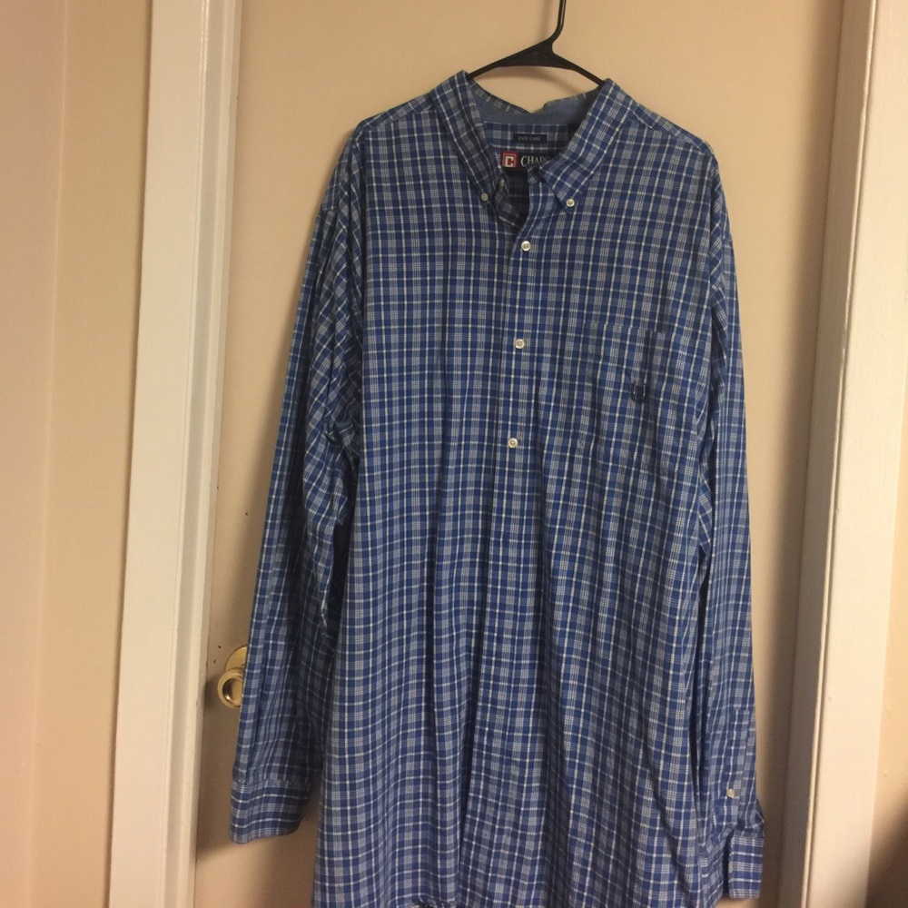 Chaps Plaid Oxford
