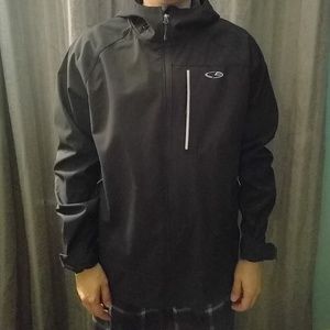 Rain jacket with fleece lining