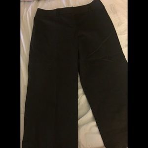 Black Crop Slacks