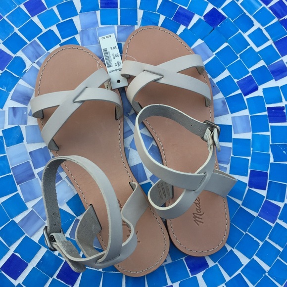 SOLD NEW!  Madewell ankle wrap criss-cross sandals - Picture 6 of 6