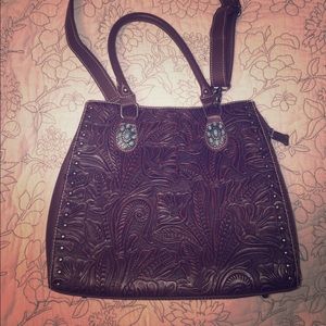 Montana West concealed carry leather purse