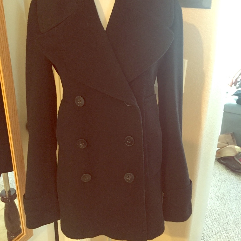 Burberry pea coat