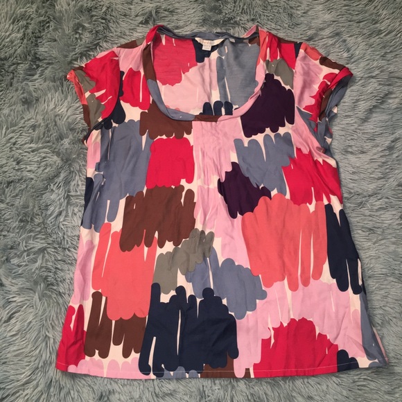 Boden Tops - Boden Womens Top 8 Medium Cap Sleeve Blouse