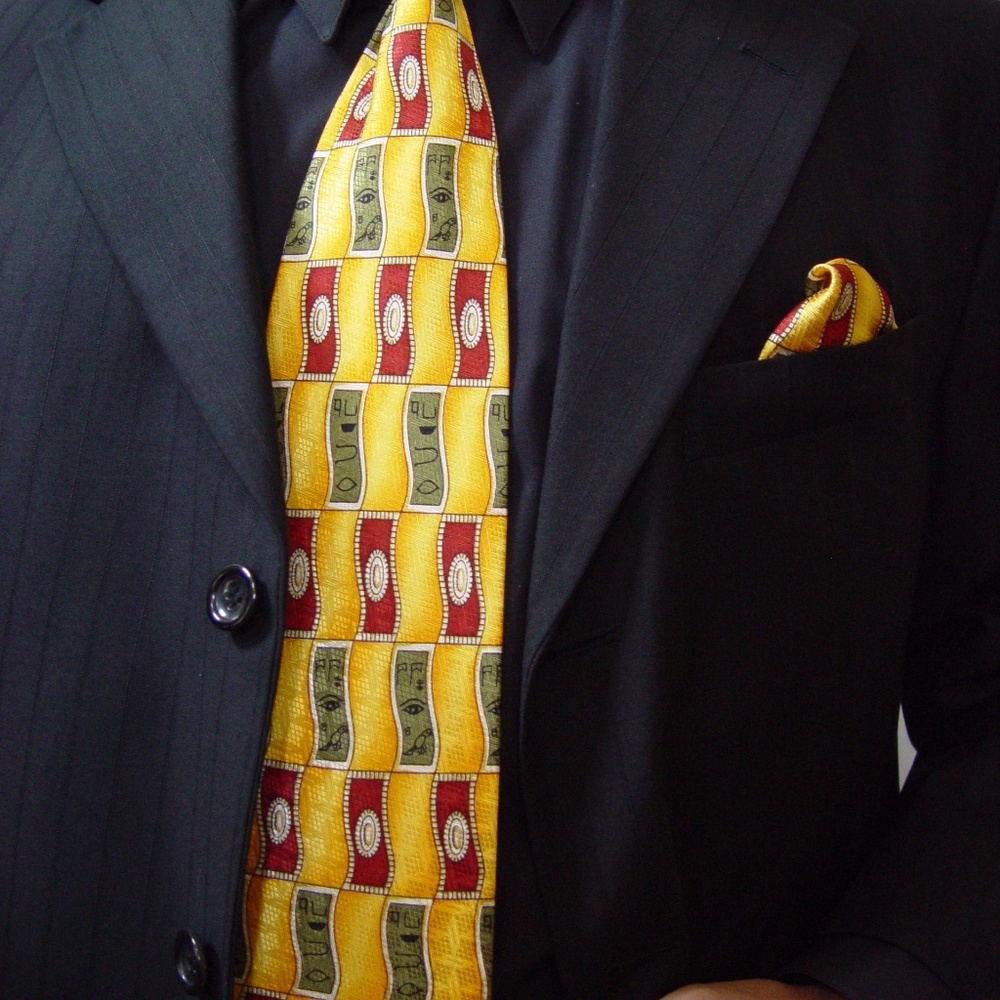 100% Silk Neckties Eyes 4 U By Designed By Don