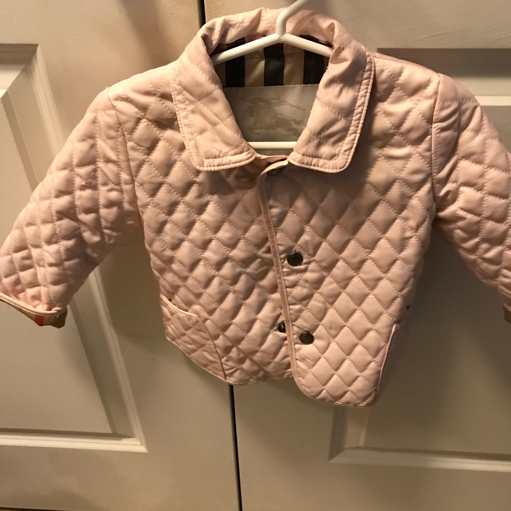 Infant girl Burberry jacket