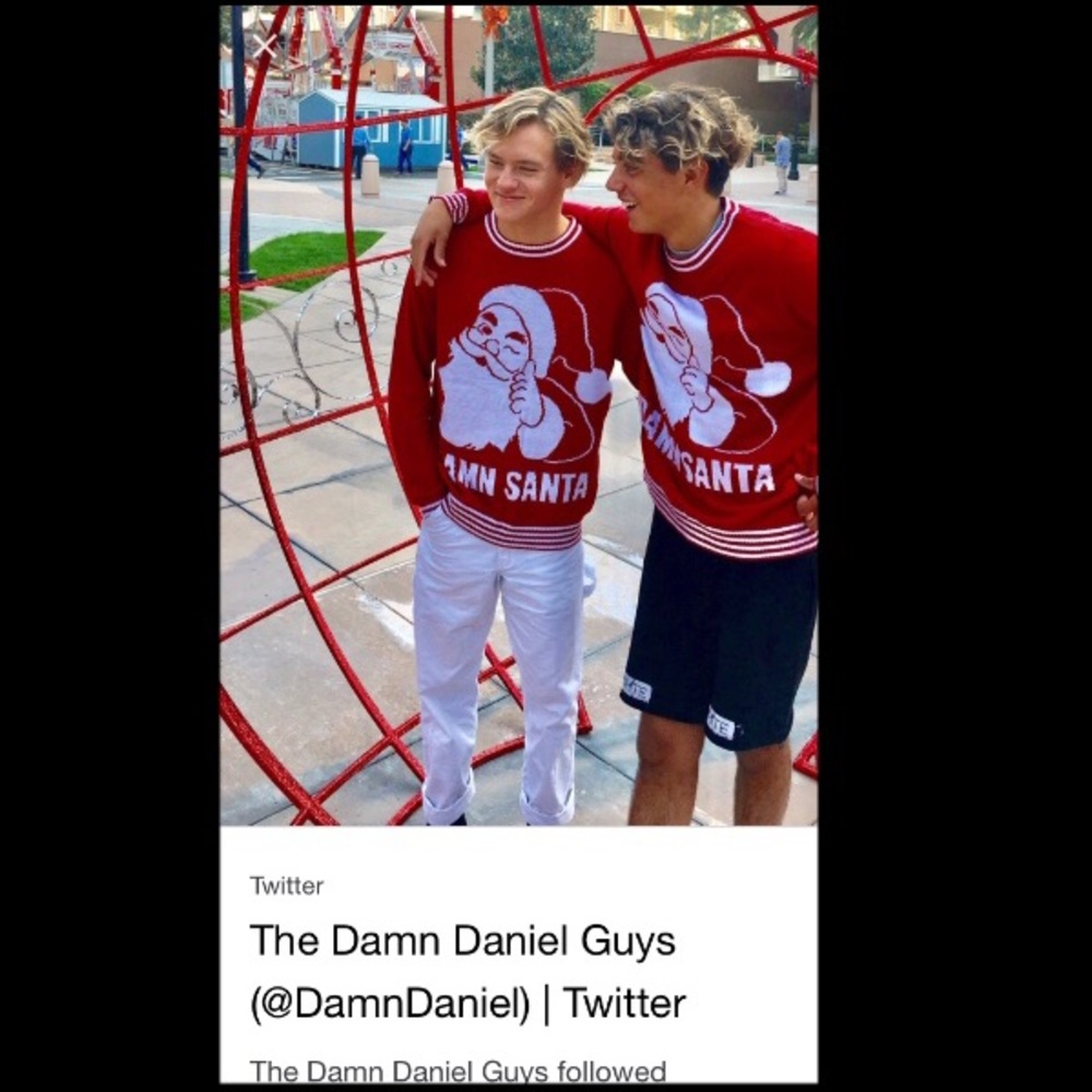 Tipsy Elves•Damn Santa AUDIO SWEATER - Picture 5 of 6