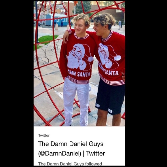 Tipsy Elves•Damn Santa AUDIO SWEATER - Picture 5 of 6