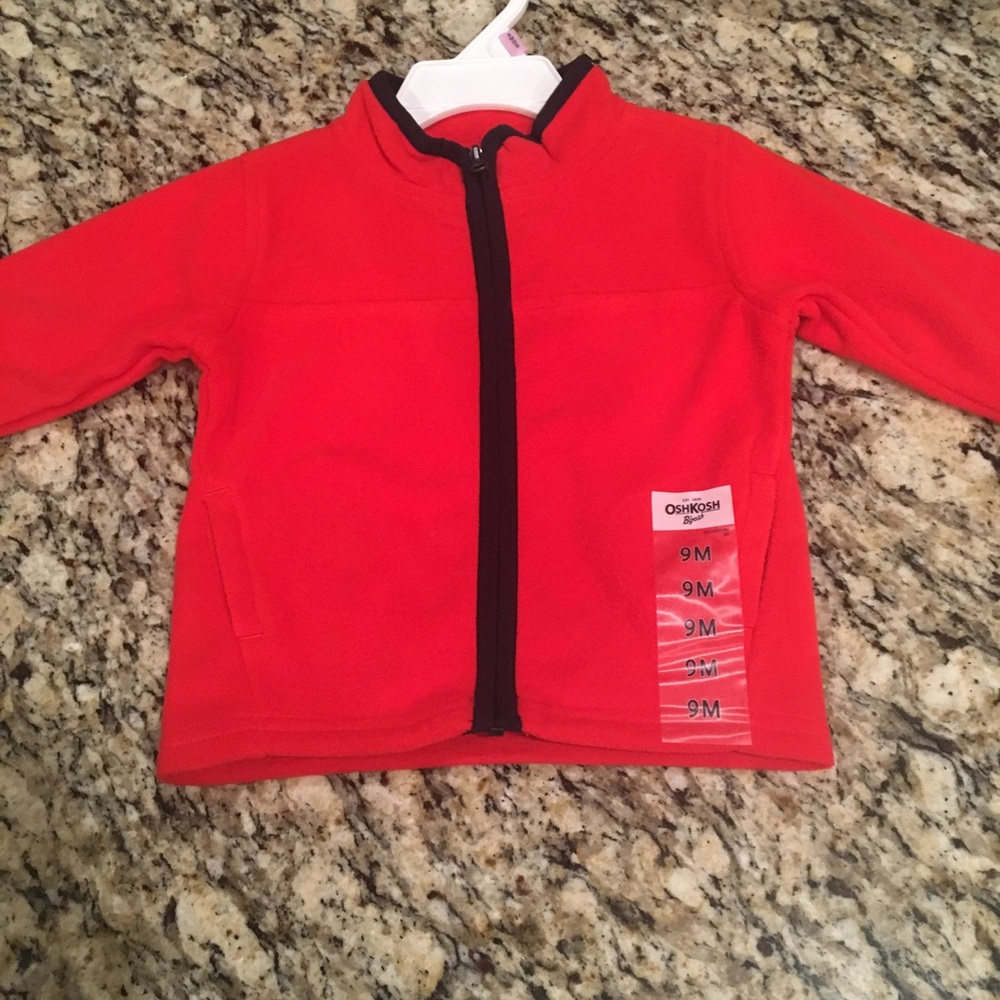 Osh kosh fleece jacket- 9 months- nwt