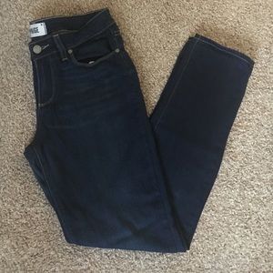 Paige Denim Skinny Pant, Dark Wash