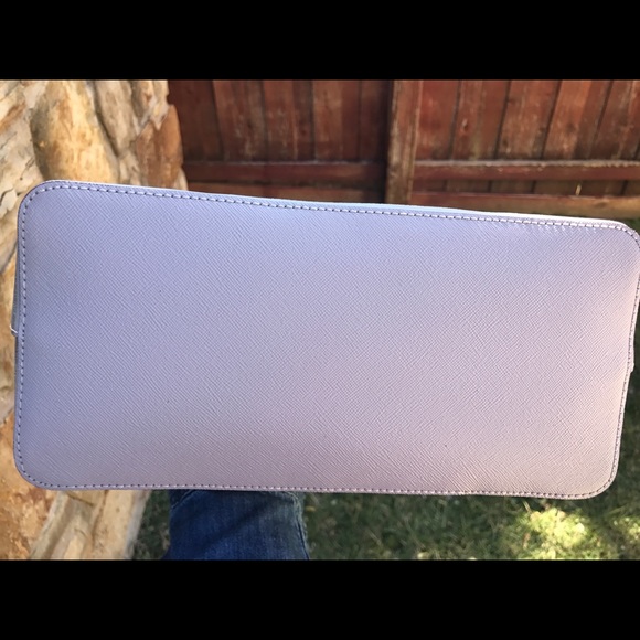 Kate Spade Small HANI Handbag Haven Lane Gray stri - Picture 5 of 8