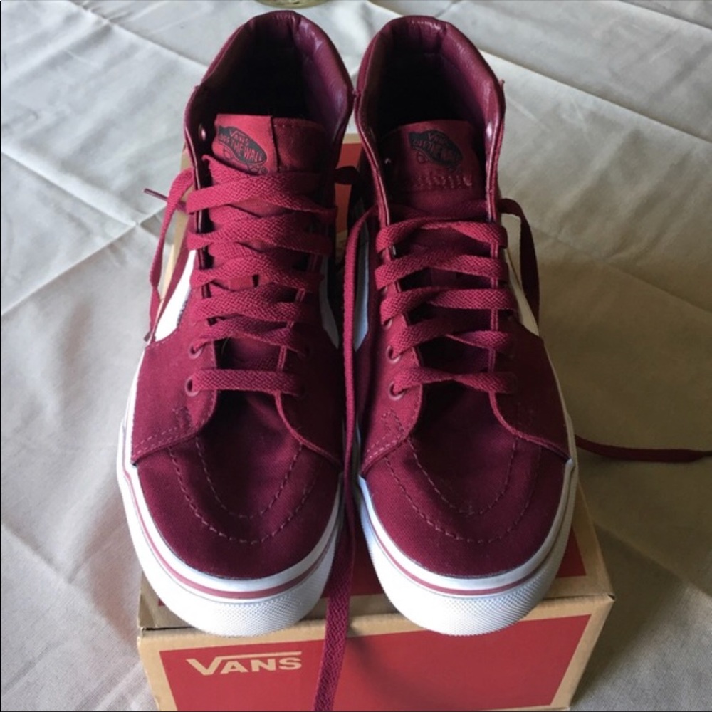 Maroon Vans- 7!
